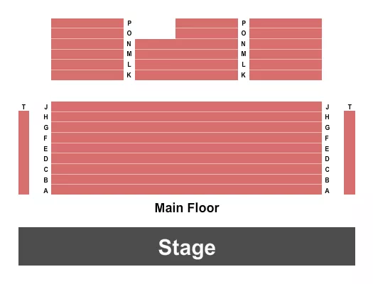 ENDSTAGE Seating Map Seating Chart