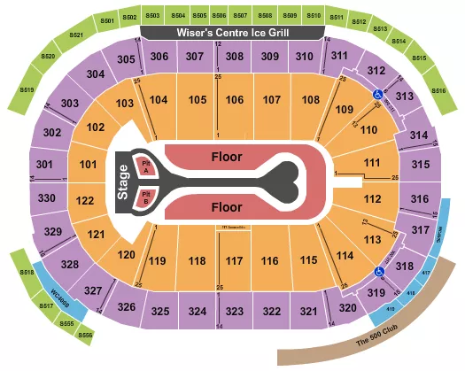 BENSON BOONE Seating Map Seating Chart