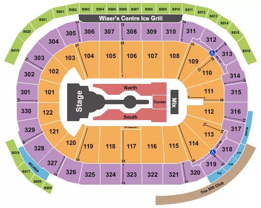 CARDI B Seating Map Seating Chart