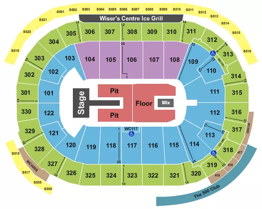 LAUFEY Seating Map Seating Chart
