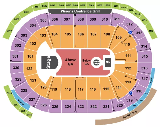 PHOEBE BRIDGERS Seating Map Seating Chart
