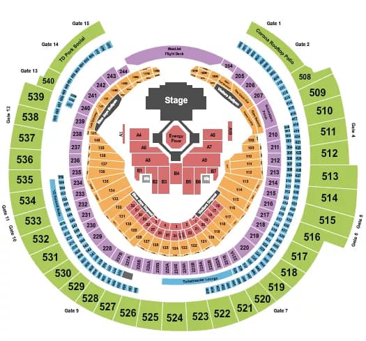 KENDRICK LAMAR Seating Map Seating Chart