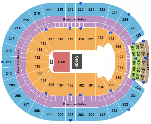 HALF HOUSE 2 Seating Map Seating Chart