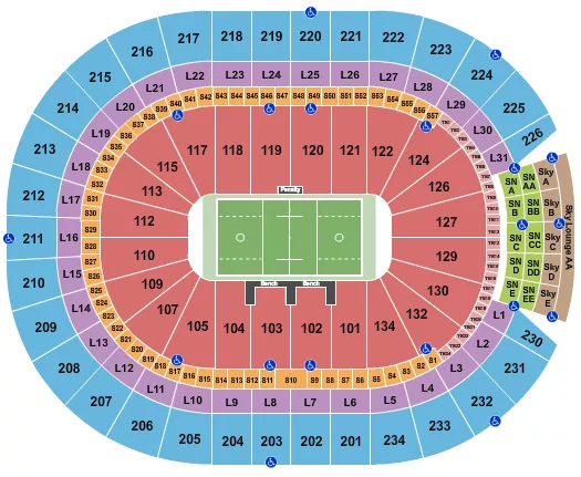 LACROSSE Seating Map Seating Chart