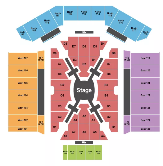BTS Seating Map Seating Chart