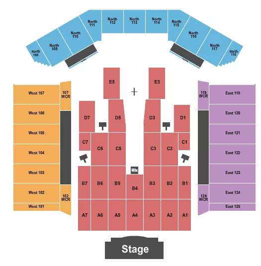 BRUNO MARS Seating Map Seating Chart