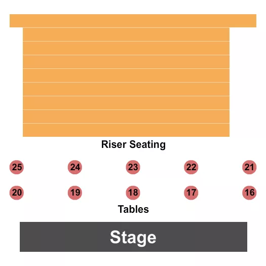ENDSTAGE TABLES Seating Map Seating Chart