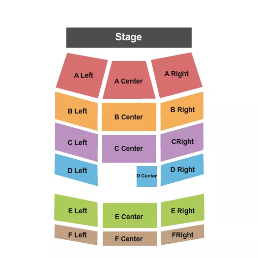 ENDSTAGE 2 Seating Map Seating Chart