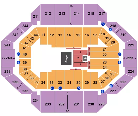 HALF HOUSE 2025 Seating Map Seating Chart