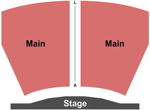 END STAGE Seating Map Seating Chart