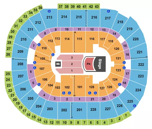 IVAN CORNEJO Seating Map Seating Chart