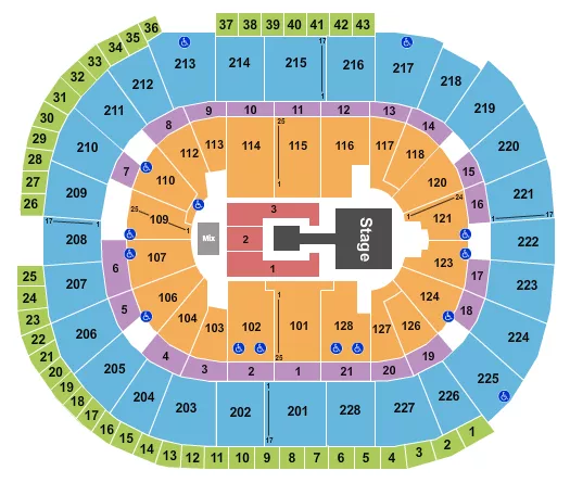 LE SSERAFIM Seating Map Seating Chart