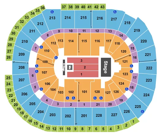 RICARDO ARJONA Seating Map Seating Chart