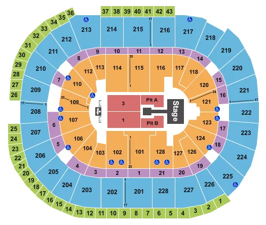 SOMBR Seating Map Seating Chart