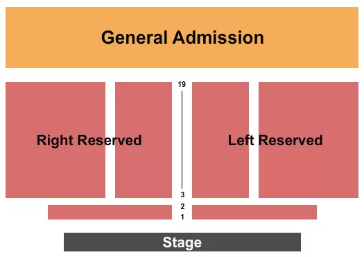 ENDSTAGELR Seating Map Seating Chart