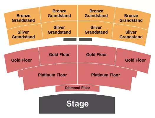 END STAGE Seating Map Seating Chart