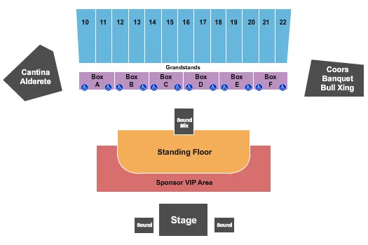 CONCERT Seating Map Seating Chart