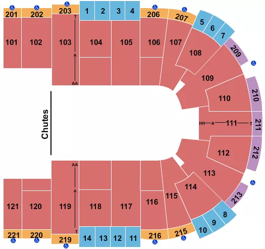 PBR Seating Map Seating Chart