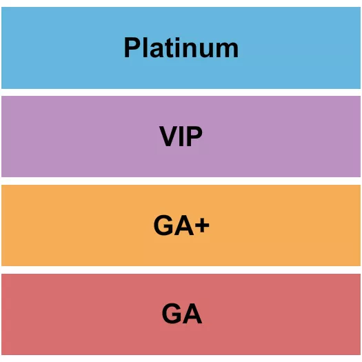 GA VIP PLATINUM Seating Map Seating Chart