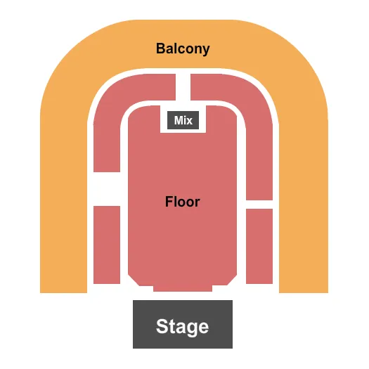 GA FLOOR GA BALC Seating Map Seating Chart