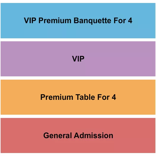 GA VIP PREMIUM Seating Map Seating Chart