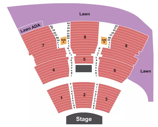 ENDSTAGE 2 Seating Map Seating Chart