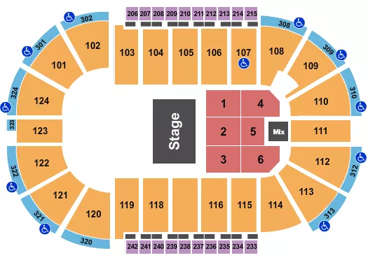 HALF HOUSE RSV Seating Map Seating Chart