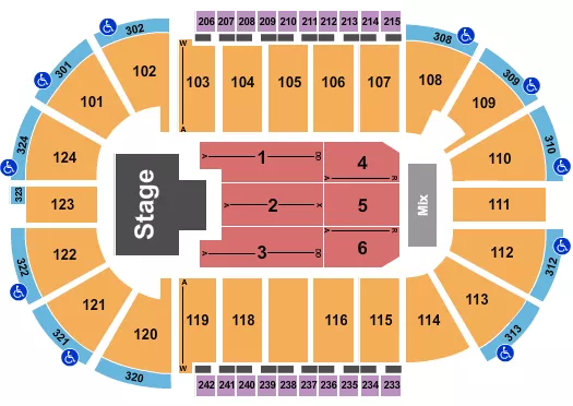 OMAR COURTZ Seating Map Seating Chart