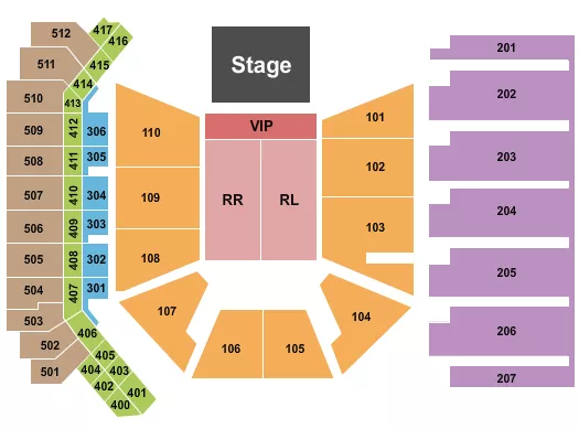 END STAGE 2 Seating Map Seating Chart