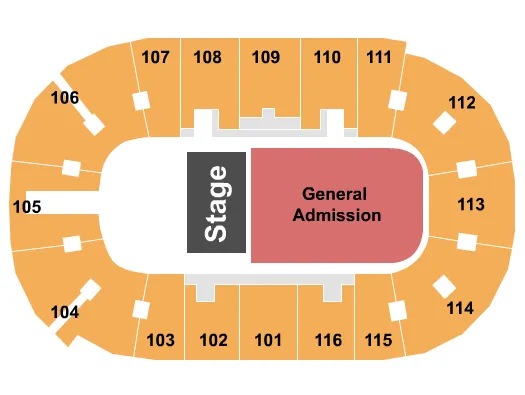 METRIC Seating Map Seating Chart