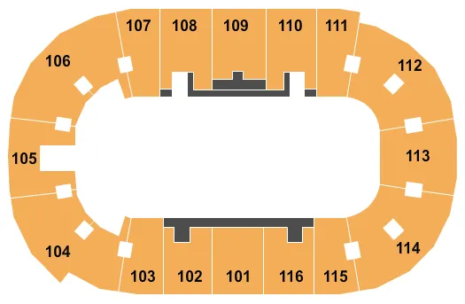 MONSTER JAM Seating Map Seating Chart