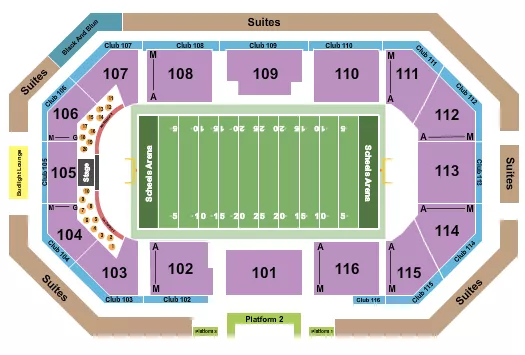 IFL CLASSIC Seating Map Seating Chart