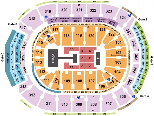 BABYMONSTER Seating Map Seating Chart
