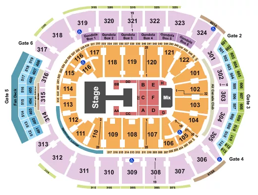 IVE Seating Map Seating Chart