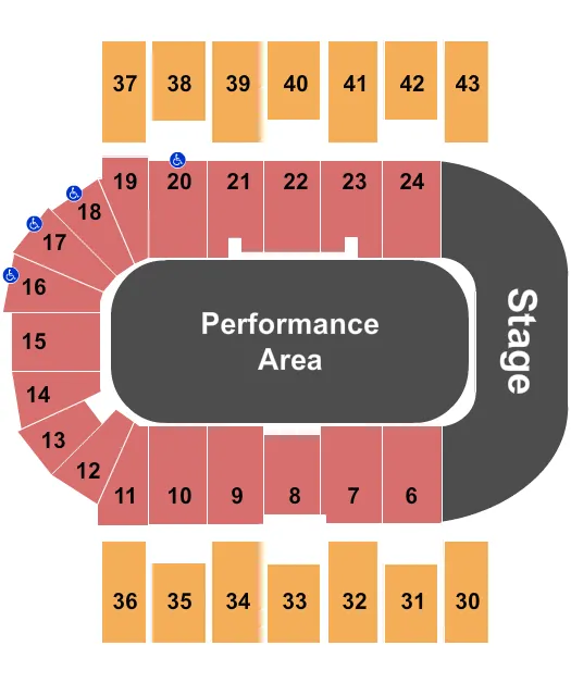 ROYAL NOVA SCOTIA INTERNATIONAL TATTOO Seating Map Seating Chart