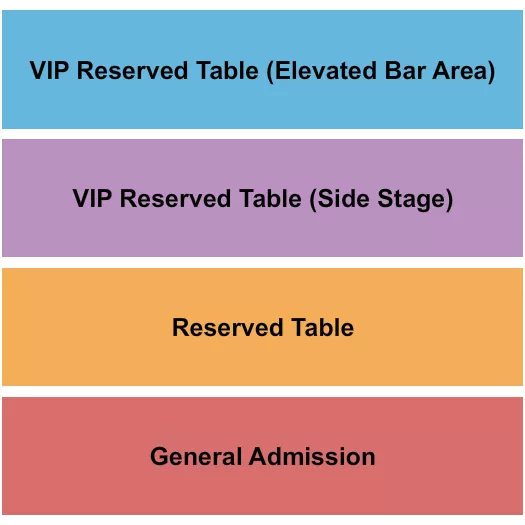SCOUT BAR HOUSTON GA VIP TABLES Seating Map Seating Chart