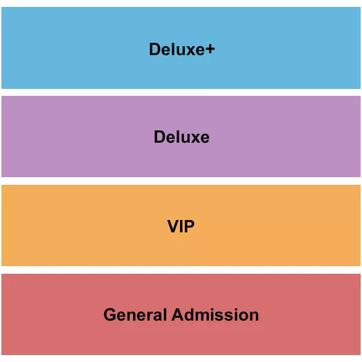 GA VIP DELUXE DELUXE Seating Map Seating Chart
