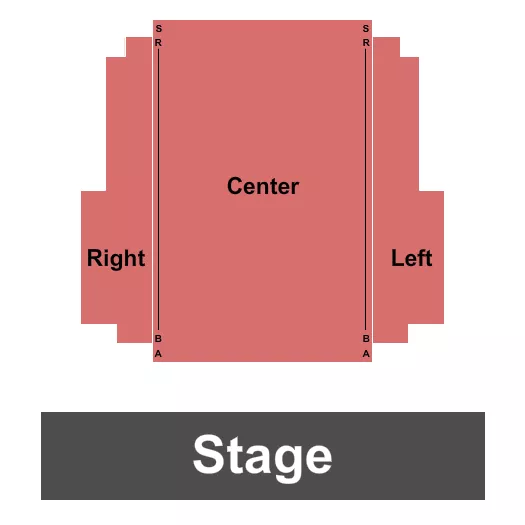 ENDSTAGE Seating Map Seating Chart