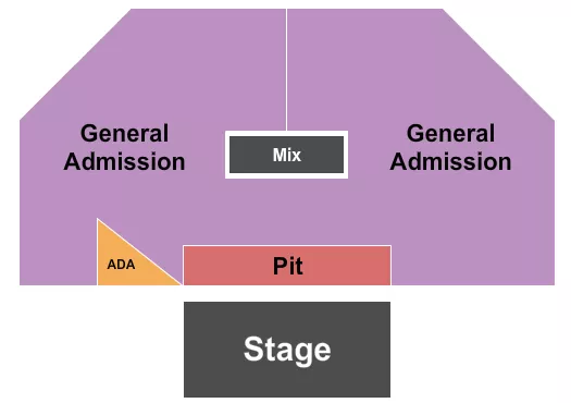 GA PIT Seating Map Seating Chart