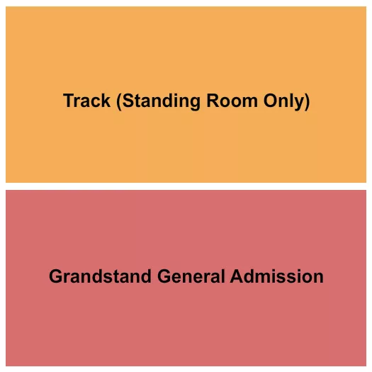 GRANDSTAND SRO Seating Map Seating Chart