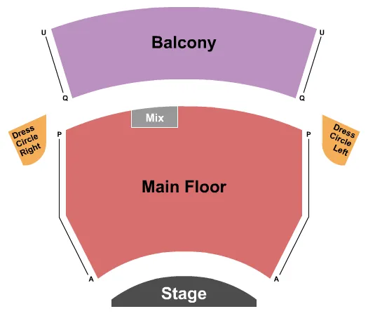 ENDSTAGE Seating Map Seating Chart