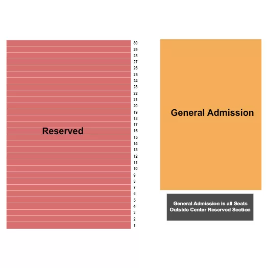 DCI Seating Map Seating Chart