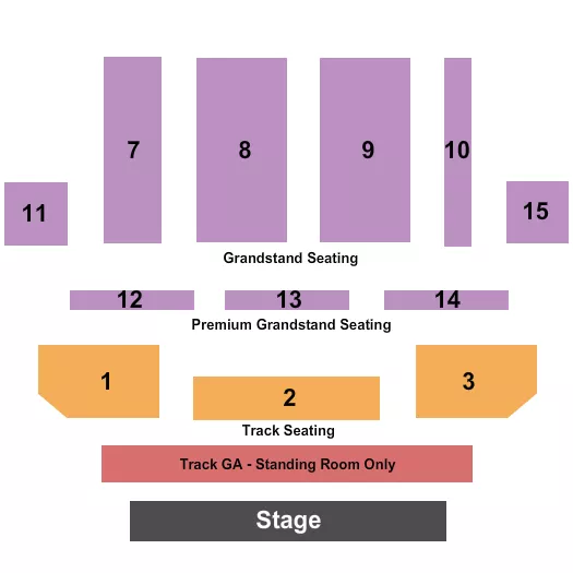 ENDSTAGE 3 Seating Map Seating Chart