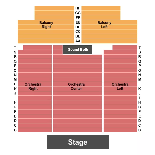 ENDSTAGE 2 Seating Map Seating Chart