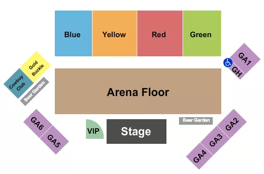 ENDSTAGE 2 Seating Map Seating Chart