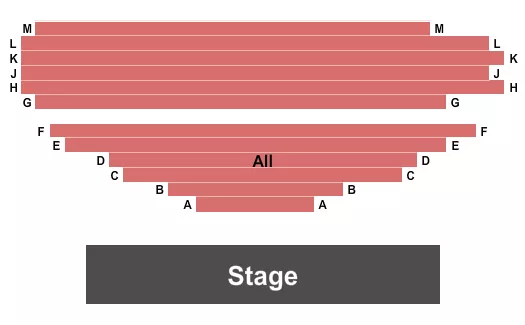 SHOWCASE THEATER PLAZA SAN RAFAEL ENDSTAGE Seating Map Seating Chart