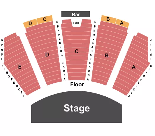 ENDSTAGE 2 Seating Map Seating Chart