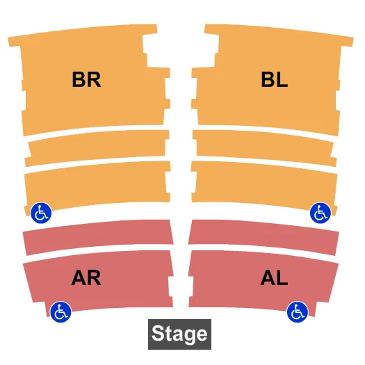 END STAGE Seating Map Seating Chart