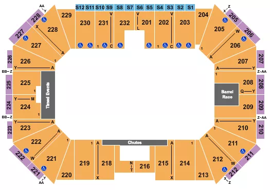 OPEN FLOOR Seating Map Seating Chart