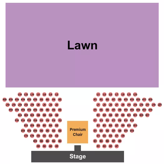 ENDSTAGE TABLES W CHAIR Seating Map Seating Chart